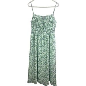 Willow & Slate Aqua Floral Dress Size Medium‎